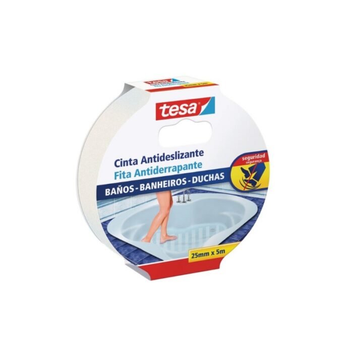 Cinta Antideslizante de Baño 25mm x 5mts Tesa