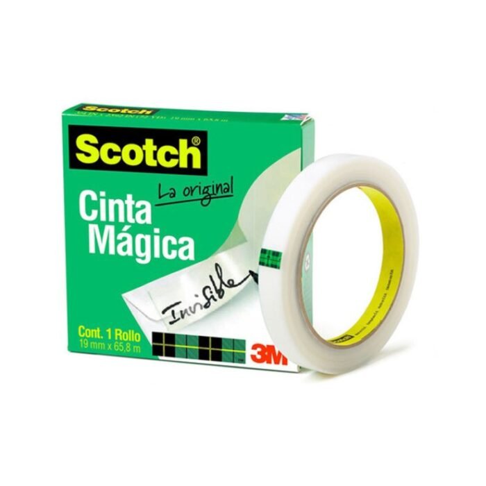 Cinta Scotch Mágica 19mm x 65,8mts