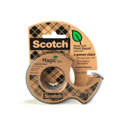 Cinta Scotch Mágica Greener 19mm x 15.2mts con dispensador