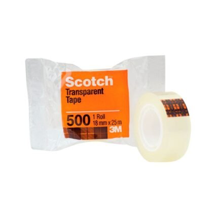 Cinta adhesiva transparente Scotch 500 18mm x 25mts