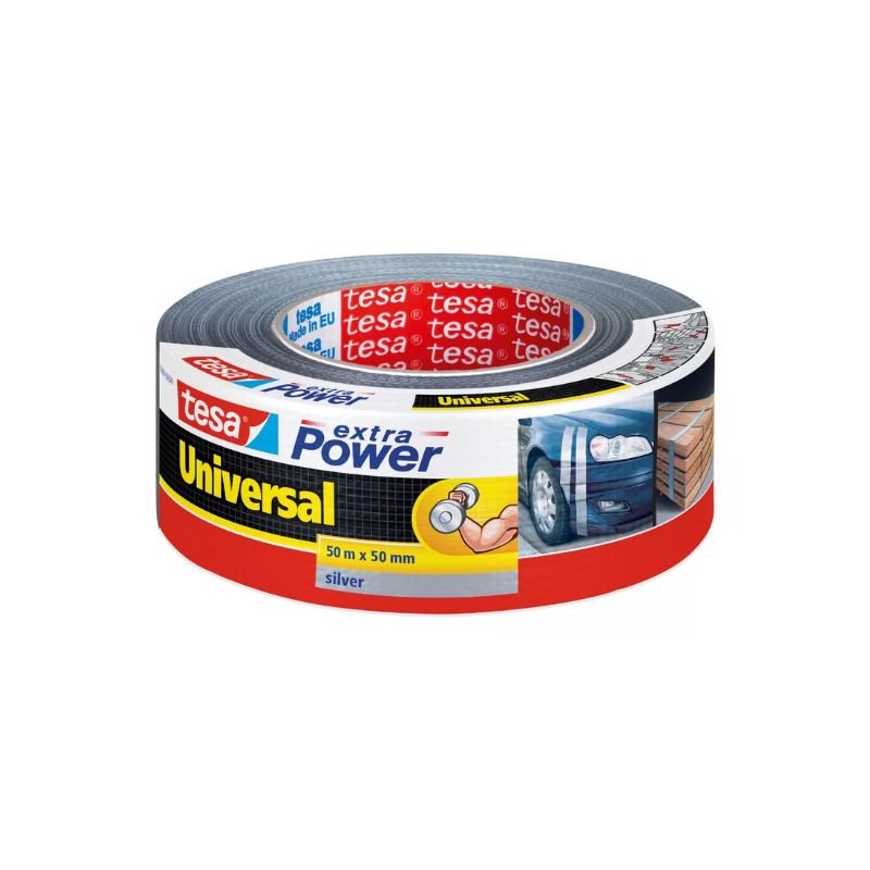 Cinta Multiuso Duct Tape Gris Extra Power Universal 50mm x 50mts TESA (1)