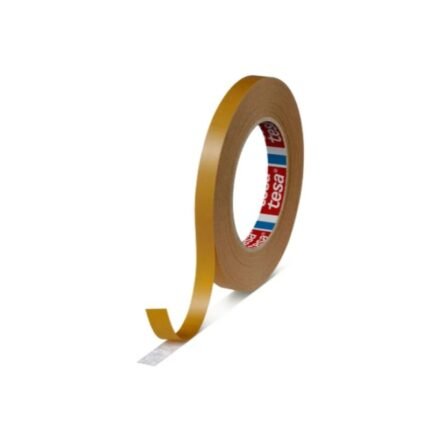 Cinta doble contacto papel TESA 51570 12mm x 50 metros, ideal para trabajos delicados, disponible en Fullcintas Chile.